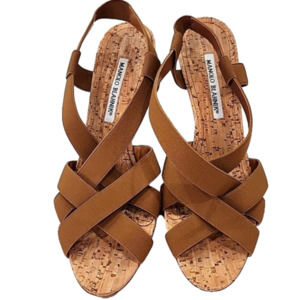 Manolo Blahnik Shoes With 3.5" Heels. Size 7.5 (39.5)